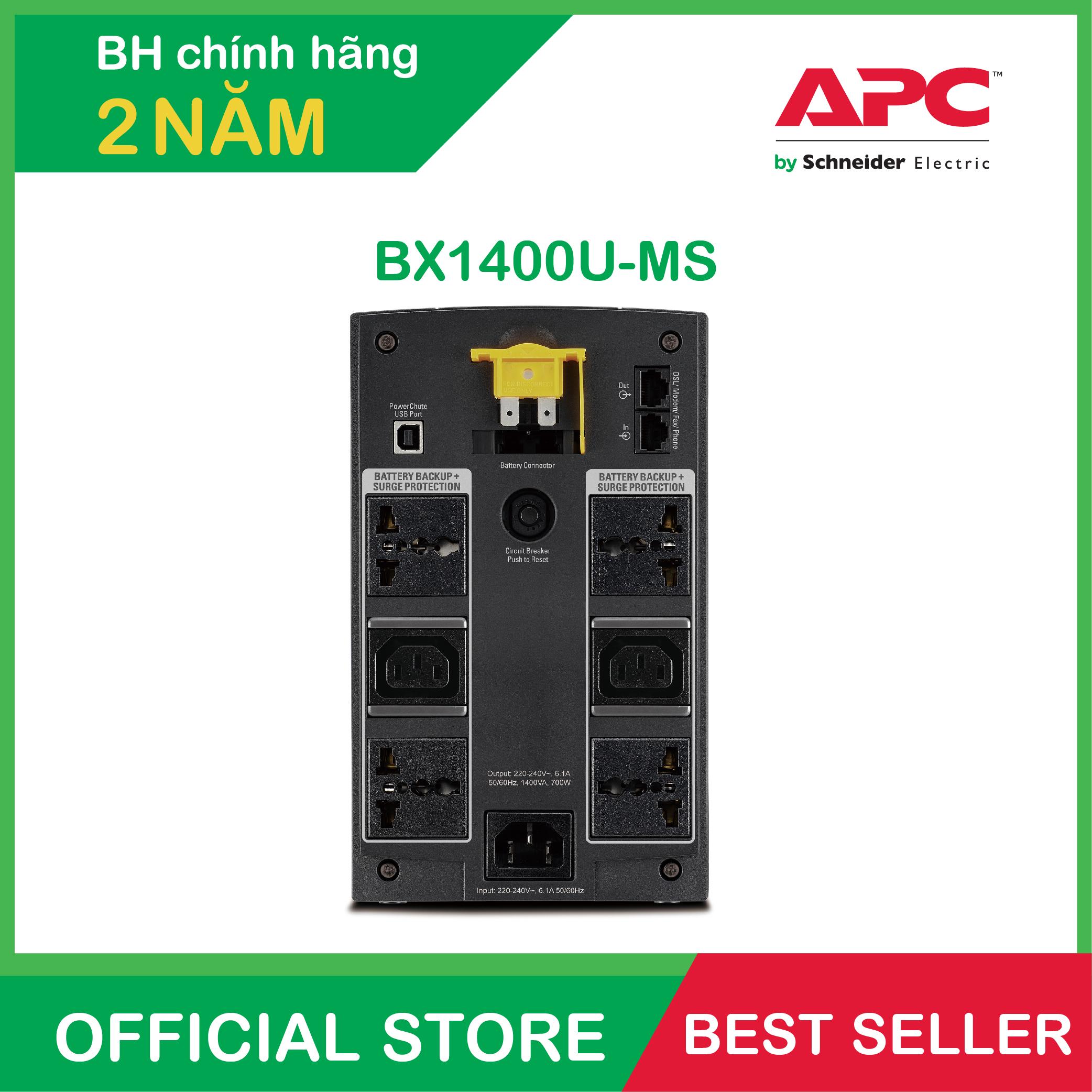 Bộ Lưu Điện/UPS APC BX1400U-MS 1400VA