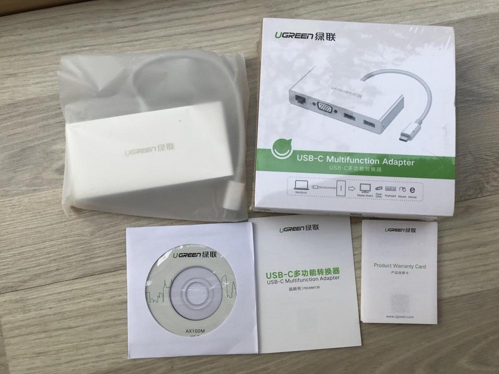 Bộ chuyển đổi Type-C sang VGA Ugreen 40378