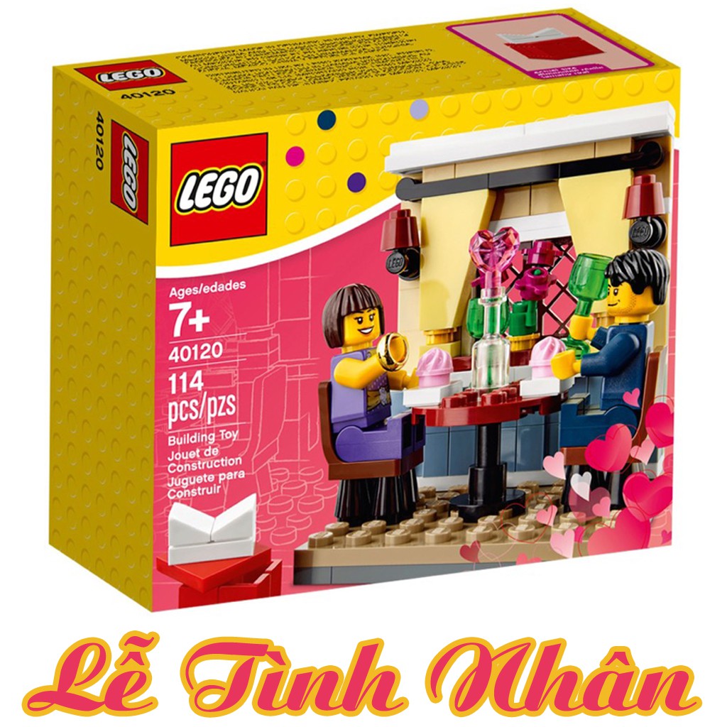 Lắp ráp LEGO 40120 Bữa Ăn Tối Lễ Tình Nhân
