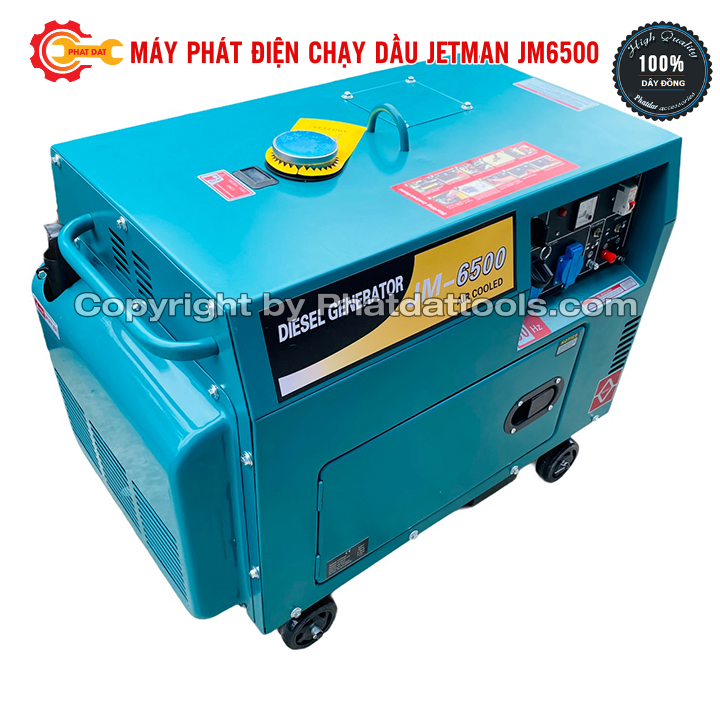 MÁY PHÁT ĐIỆN CHẠY DẦU JETMAN JM6500