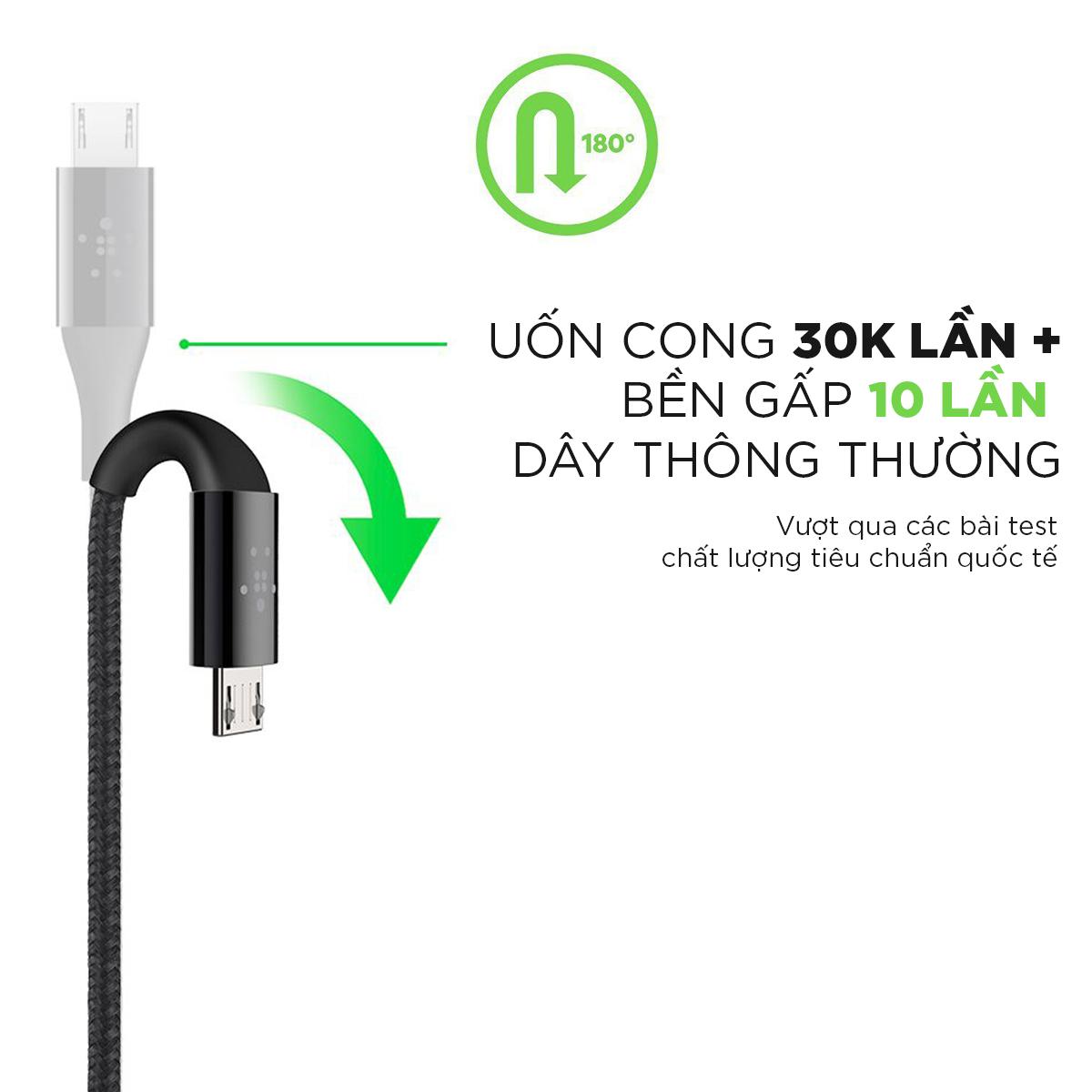 Cáp Sạc Micro USB Belkin MIXIT F2CU051bt04