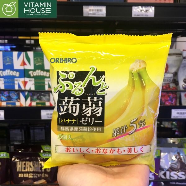 Thạch trái cây Orihiro Chuối