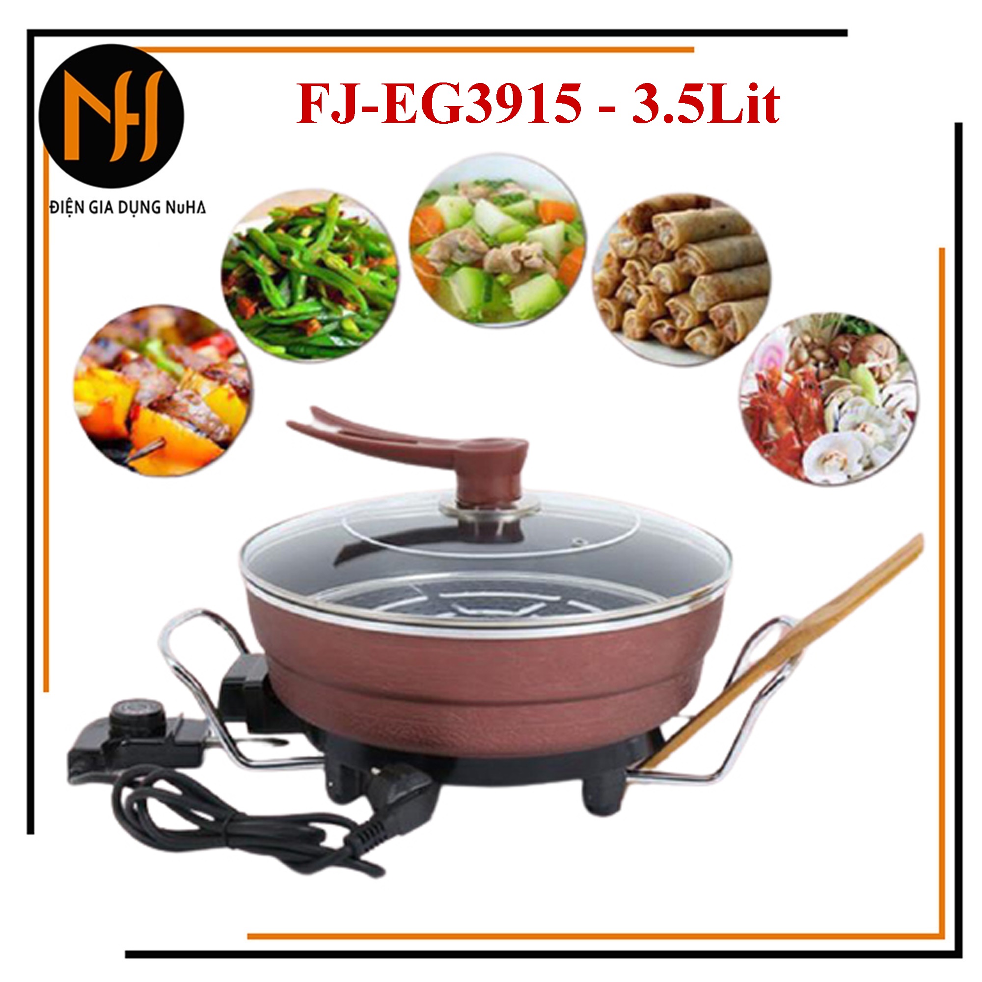 Nồi lẩu điện FUJIKA FJ-EG3915 3.5L