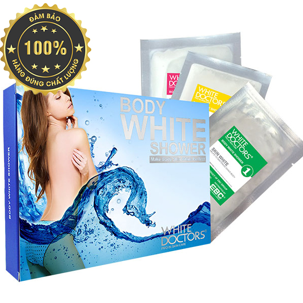 Bộ tắm trắng Body White Shower White Doctors - 6 gói