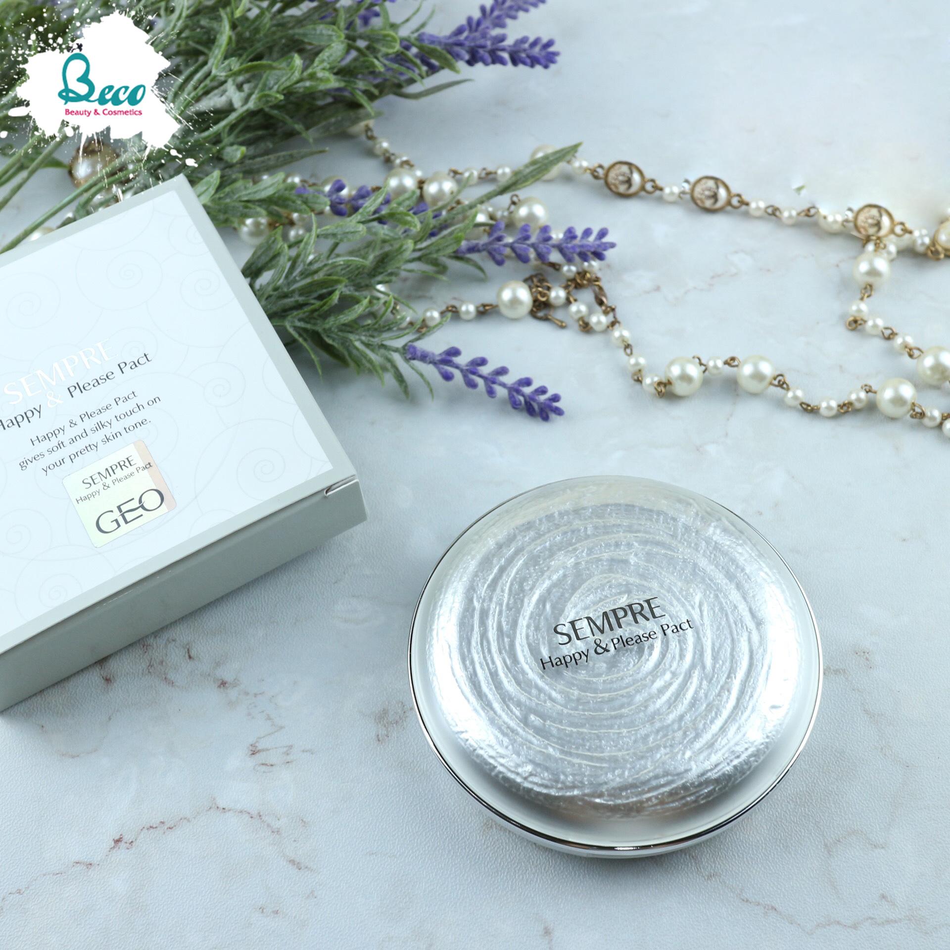 Phấn phủ Geo Sempre Happy & Please Pact
