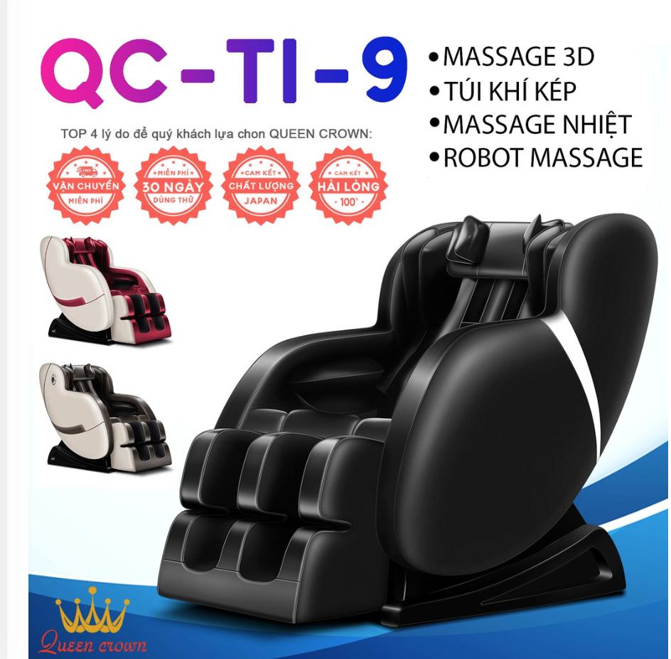Ghế Massage Toàn Thân QUEEN CROWN 3D QC-T1-9