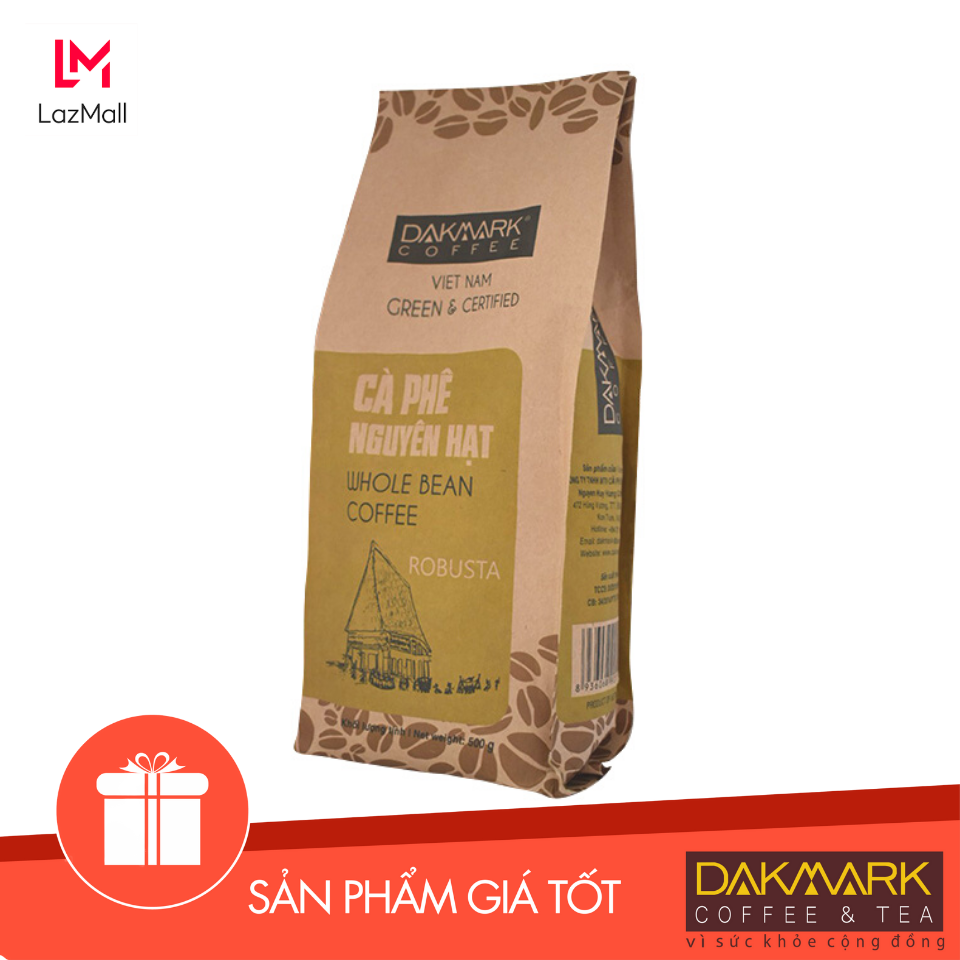 Cà phê hạt DakMark Robusta