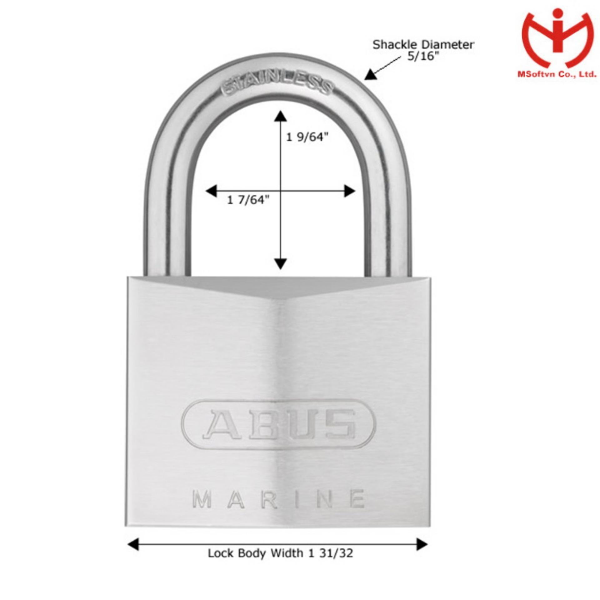 Ổ Khóa ABUS MARINE 75IB/50