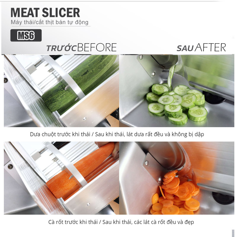 Máy cắt thịt MS6