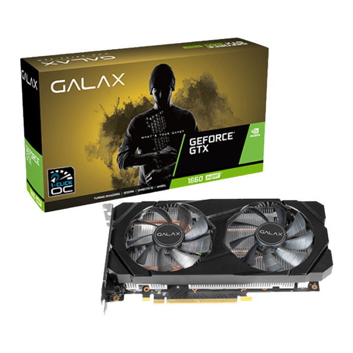 VGA GALAX GeForce GTX 1660 SUPER 1-Click OC 6GB GDDR6