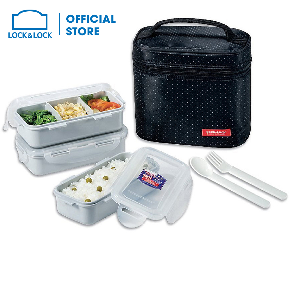 Hộp đựng cơm giữ nhiệt Lock&Lock HPL754 (DB/DR/DG/RB/RP)