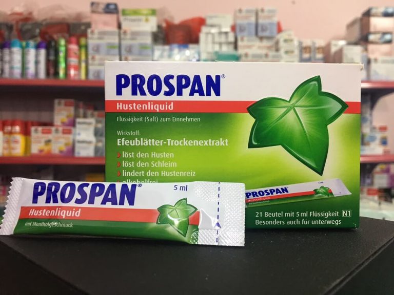 Siro dịu họng Prospan dạng gói 5ml 21 gói