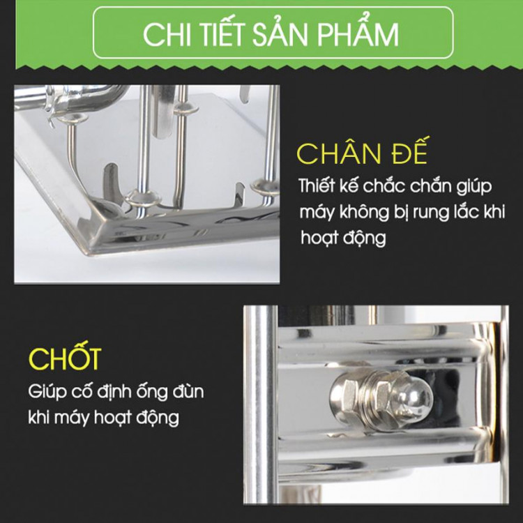 Máy làm xúc xích chạy điện 10L