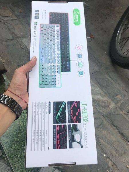 Bàn phím chơi game kiểu dáng retro Zerodate KB202