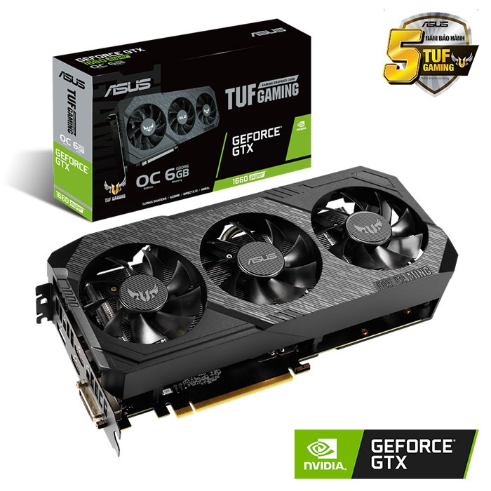 Card Màn Hình VGA ASUS TUF 3-GTX1660S-O6G-GAMING
