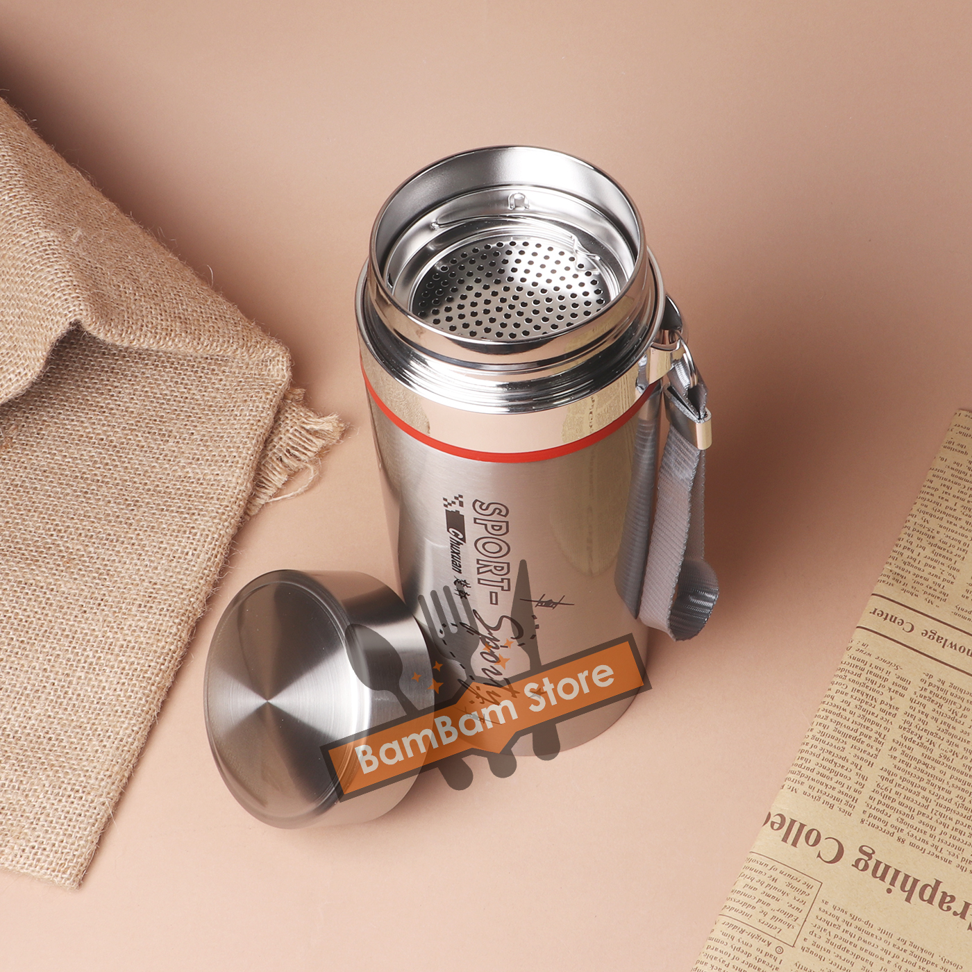 BÌNH ĐỰNG NƯỚC GIỮ NHIỆT INOX BD03 800ML