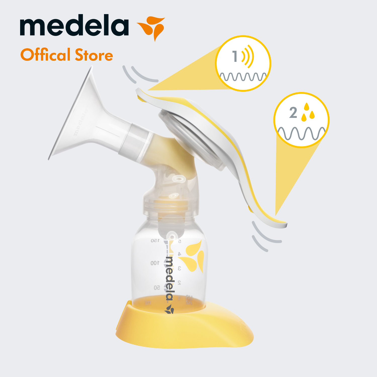 Máy hút sữa Medela Harmony - bằng tay