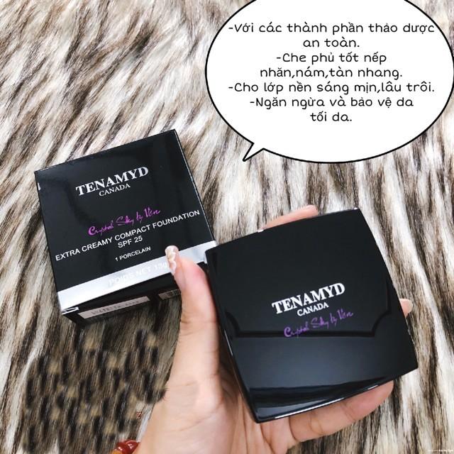 Phấn tinh chế dạng kem Tenamyd Extra Creamy Compact Foundation SPF25