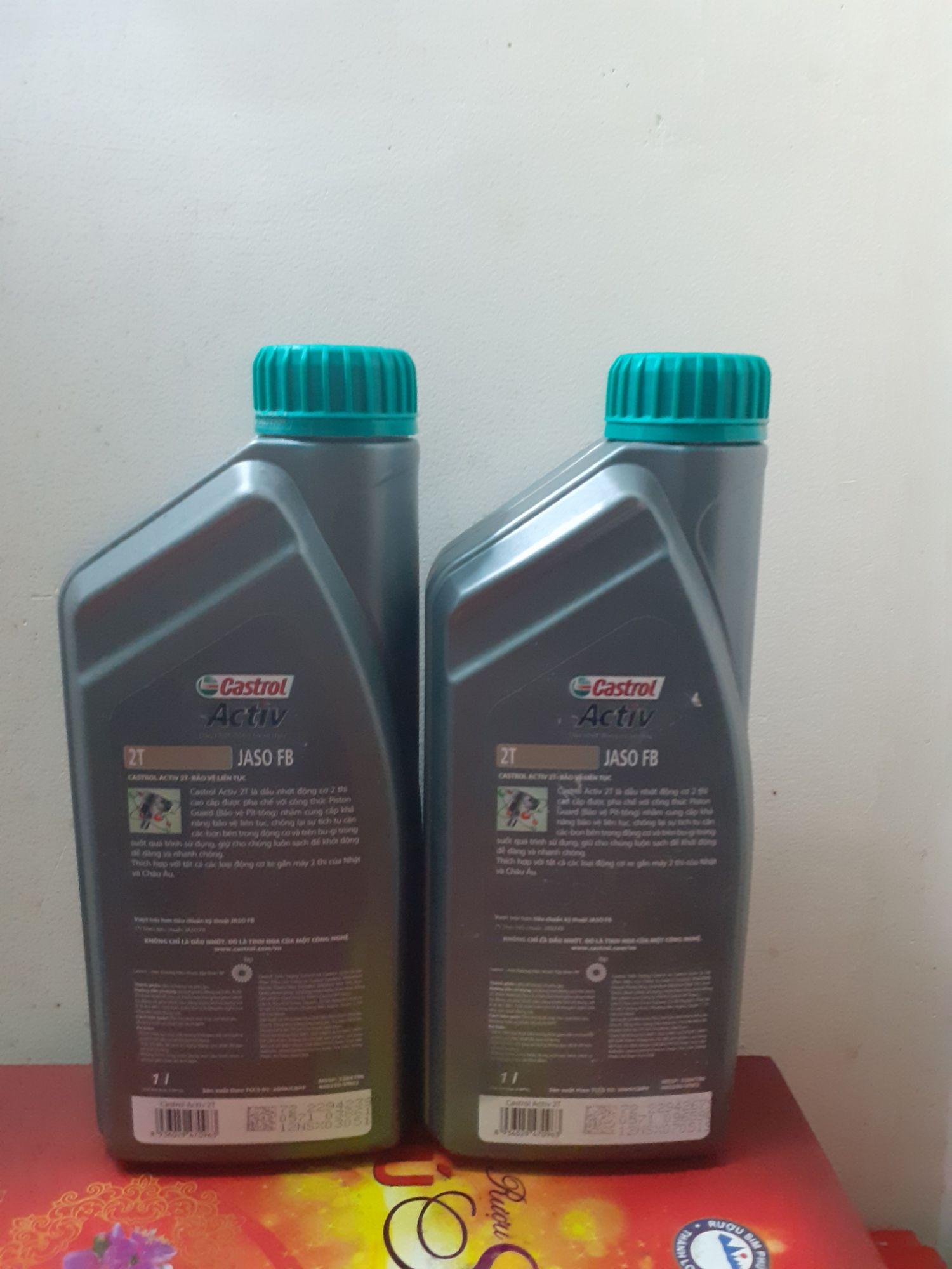 Nhớt cao cấp xe 2 thì Castrol Activ 2T 1L