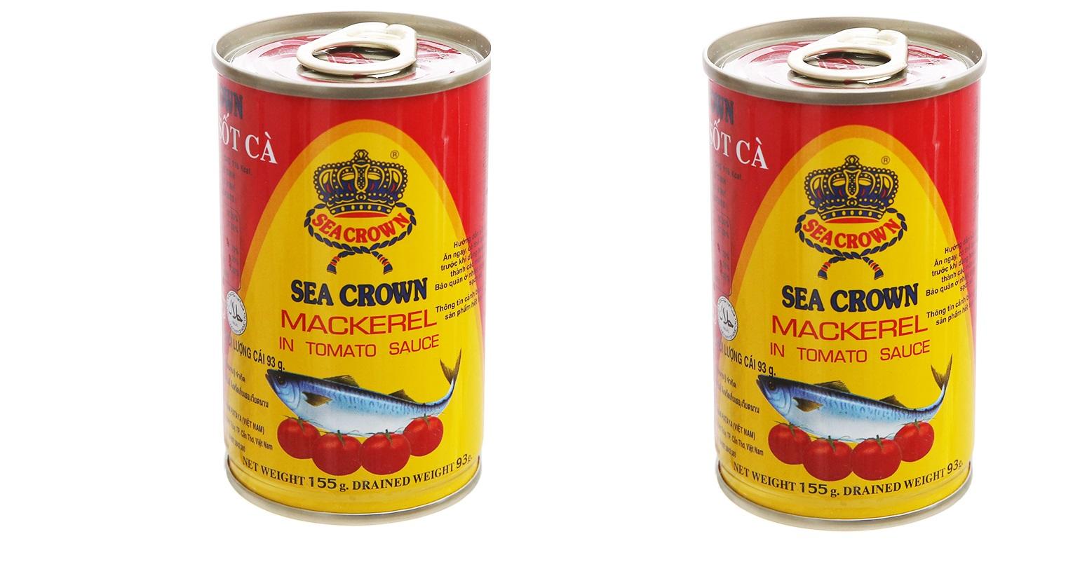 Cá nục sốt cà Sea Crown 155g Combo 5 hộp