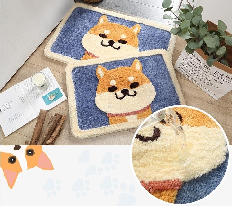 THẢM COTTON LEN DỆT HÌNH THÚ PA9164