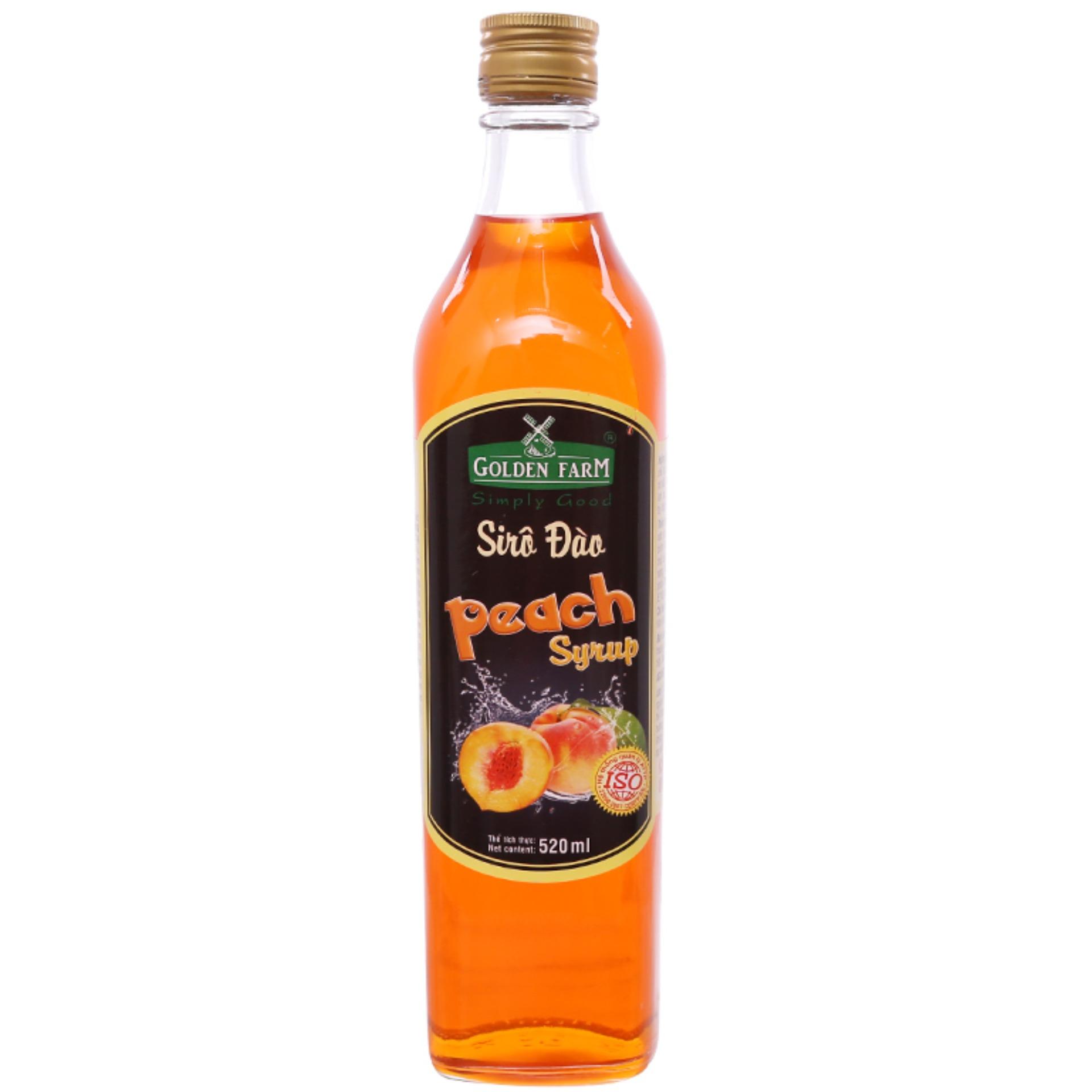 Sirô Golden Farm đào 520ml