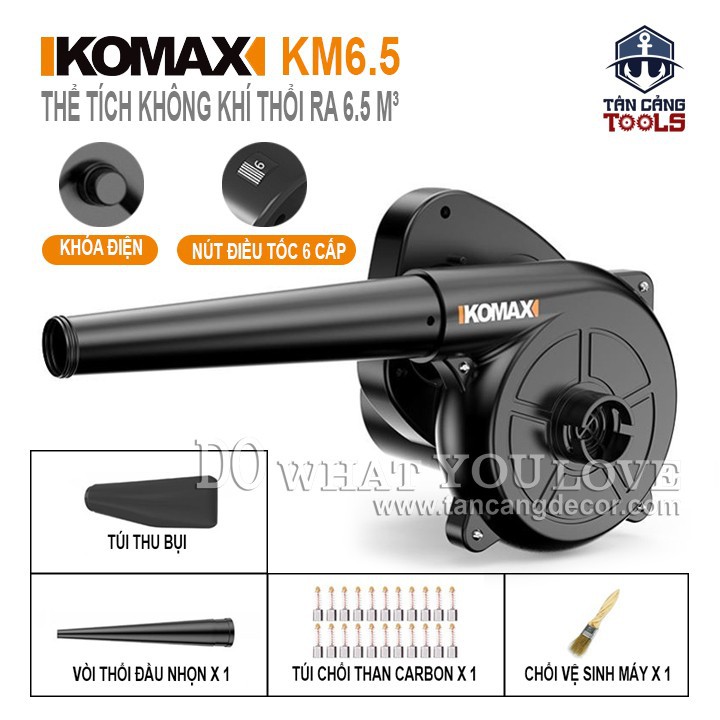 MÁY HÚT THỔI BỤI KOMAX KM6.5