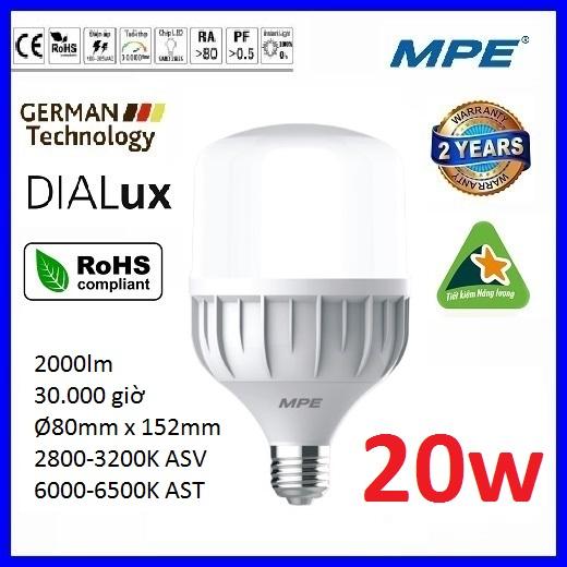 Đèn Bulb MPE LB-20W