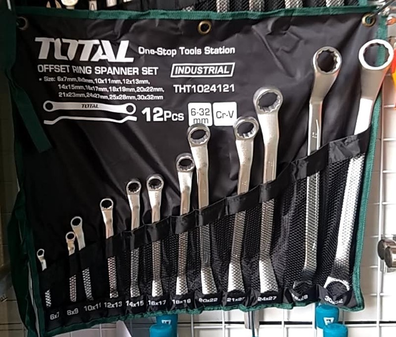 Bộ Cờ Lê Hai Đầu Vòng 12 Chi Tiết Total Tht1024121