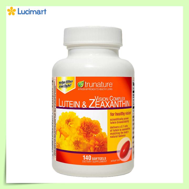 TruNature Lutein & Zeaxanthin 140 viên - Viên uống giúp cải thiện thị lực và bảo vệ mắt