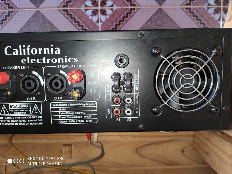 Amply liền vang California F330