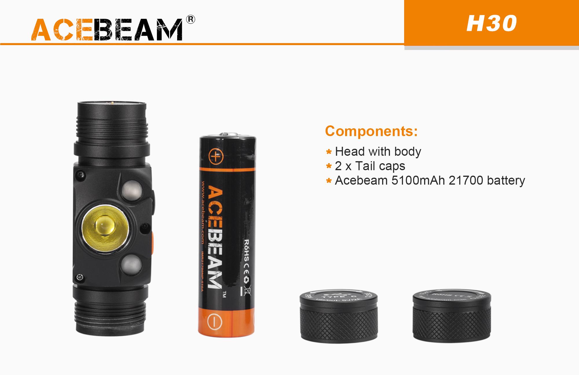 ĐÈN ĐEO ĐẦU ACEBEAM H30