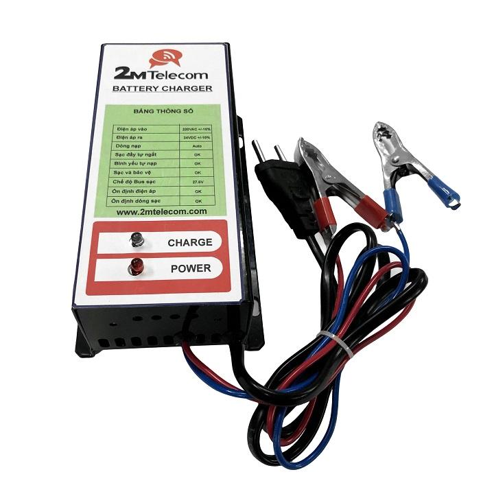 Sạc ắc quy tự động 2mTelecom BC12V-200Ah