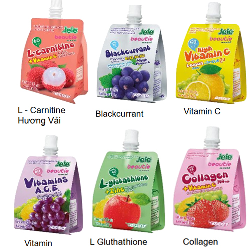 Nước Ép Trái Cây Jele Thạch Vitamin A, C, E 150G