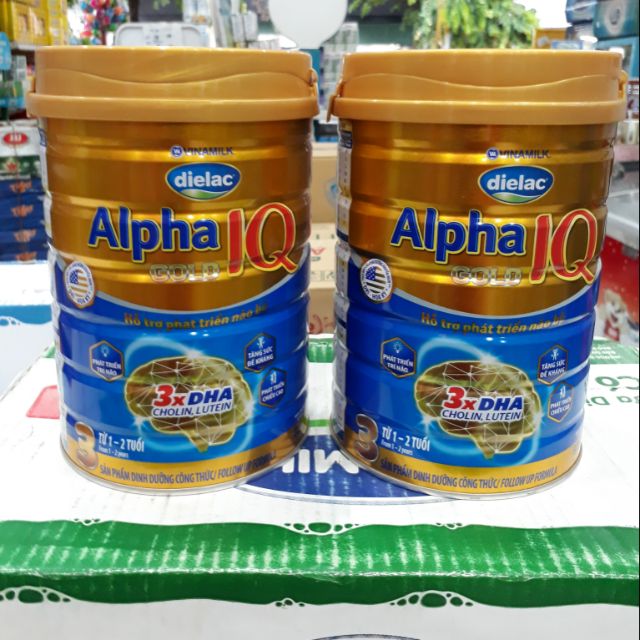 Sữa Dielac Alpha Gold 3 900G 1-2 TUỔI combo 2 hộp