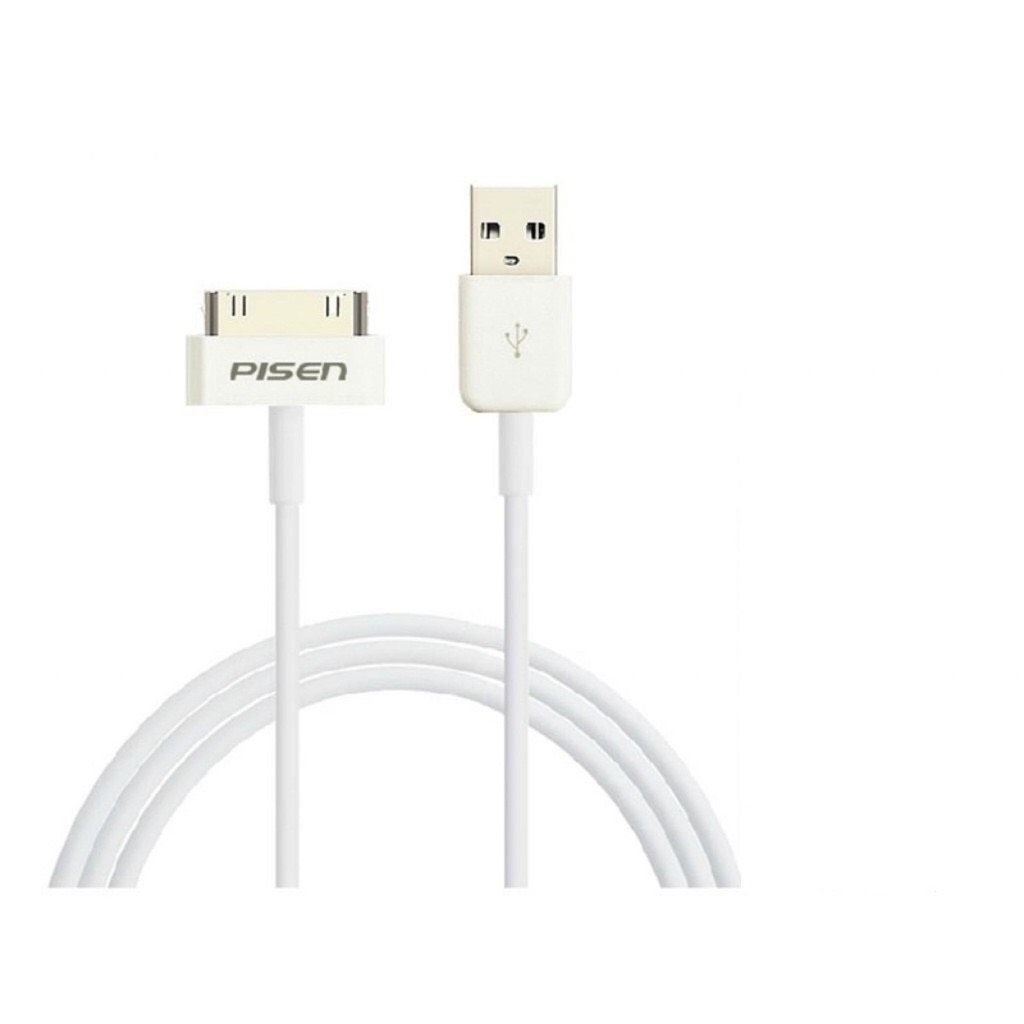 Cáp Iphone 4 chính hãng Pisen - cáp iphone 4