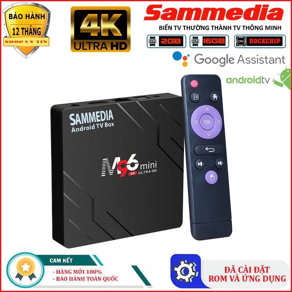 Tivi box android SamMedia M96 mini