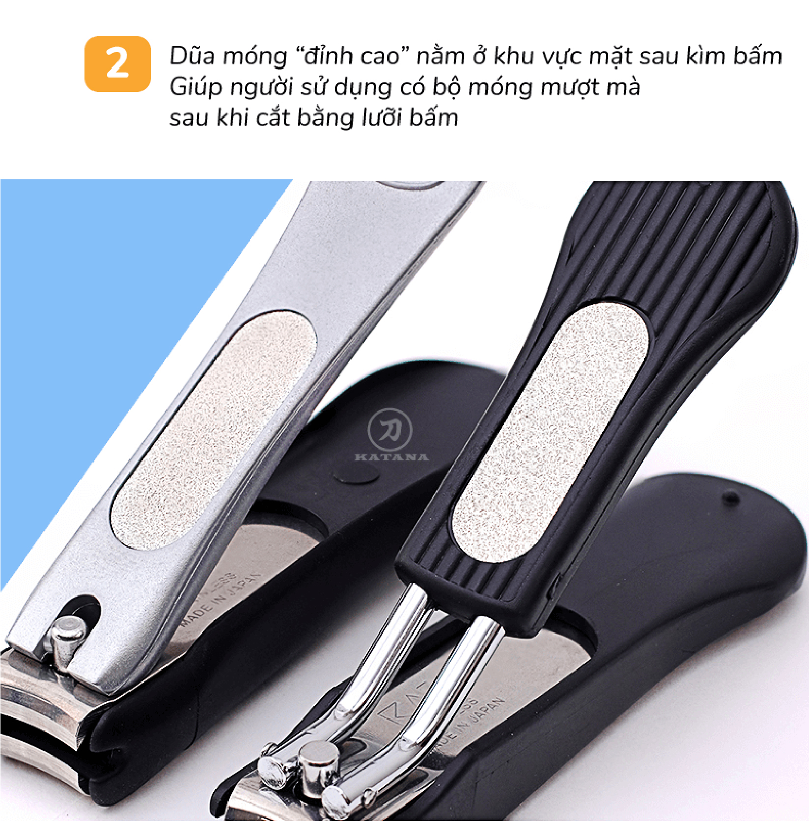 Bấm móng tay cao cấp nhật Kai KE0105