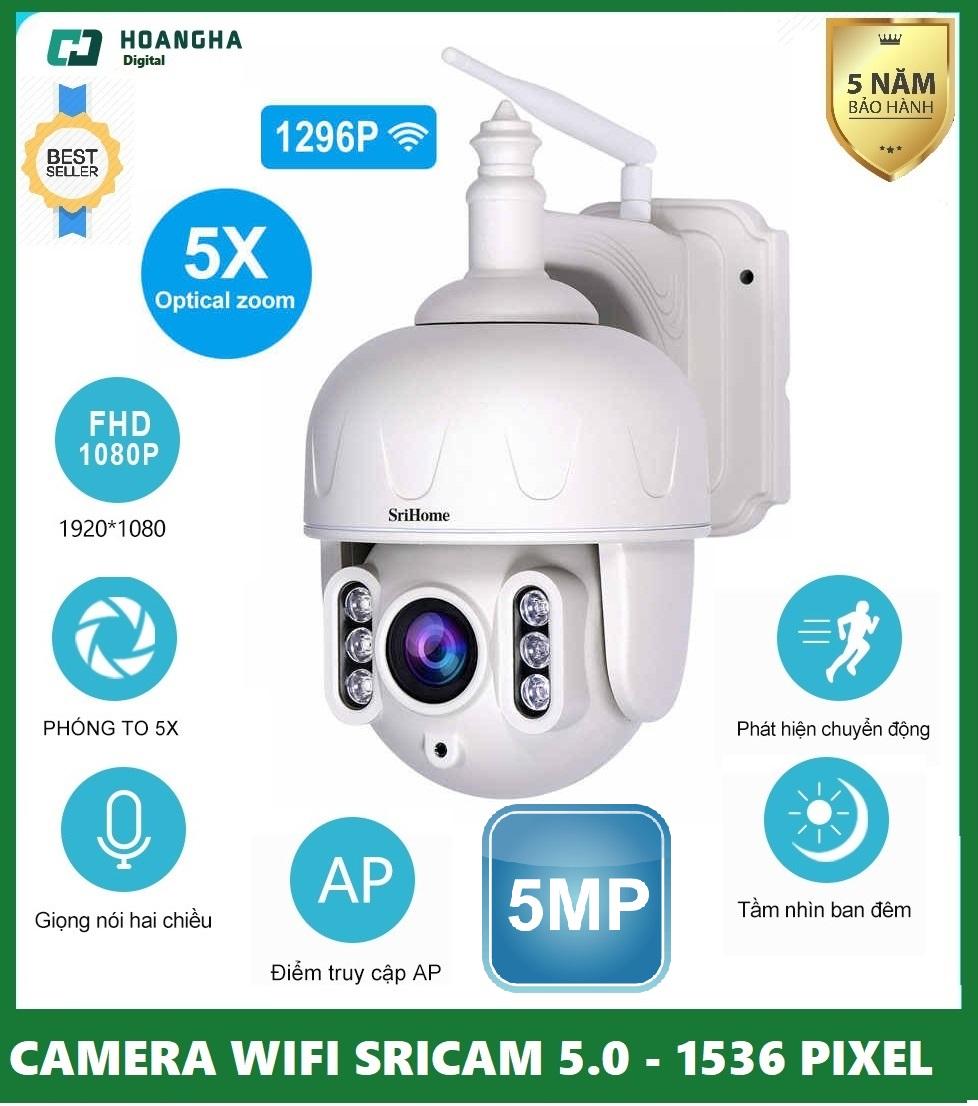 Camera giám sát ngoài trời chống nước Srihome SH028