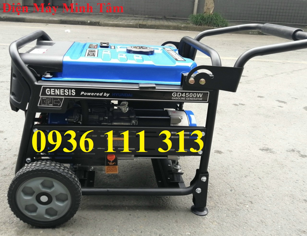 MÁY PHÁT ĐIỆN ĐỘNG CƠ HYUNDAI GENESIS GD4500W
