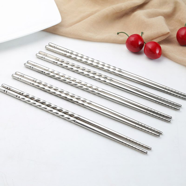 BỘ 5 ĐÔI ĐŨA INOX HL11