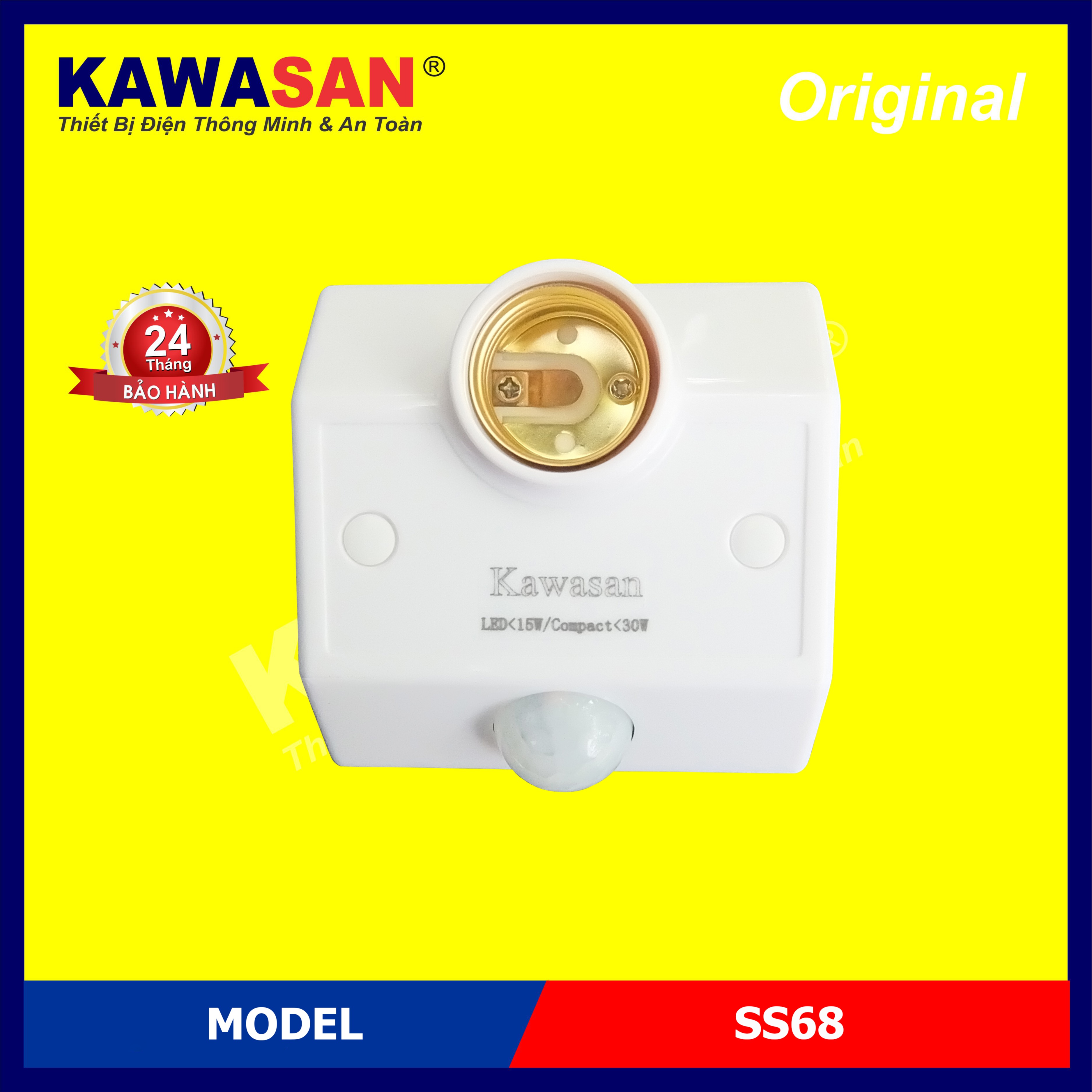 Đuôi đèn cảm ứng Kawa SS68
