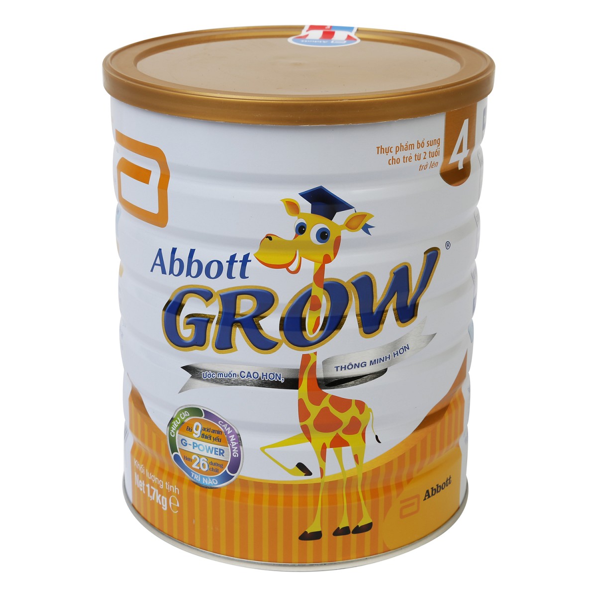 Combo 2 lon Sữa bột Abbott Grow 4 1700g