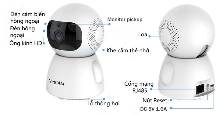 Camera IP wifi NetCAM NVA2.0 1080P