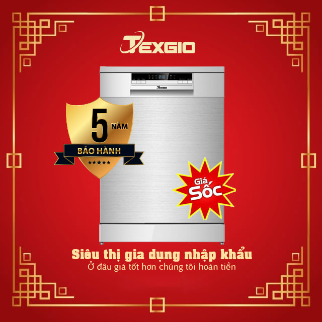Máy rửa chén Texgio TG-W60F955