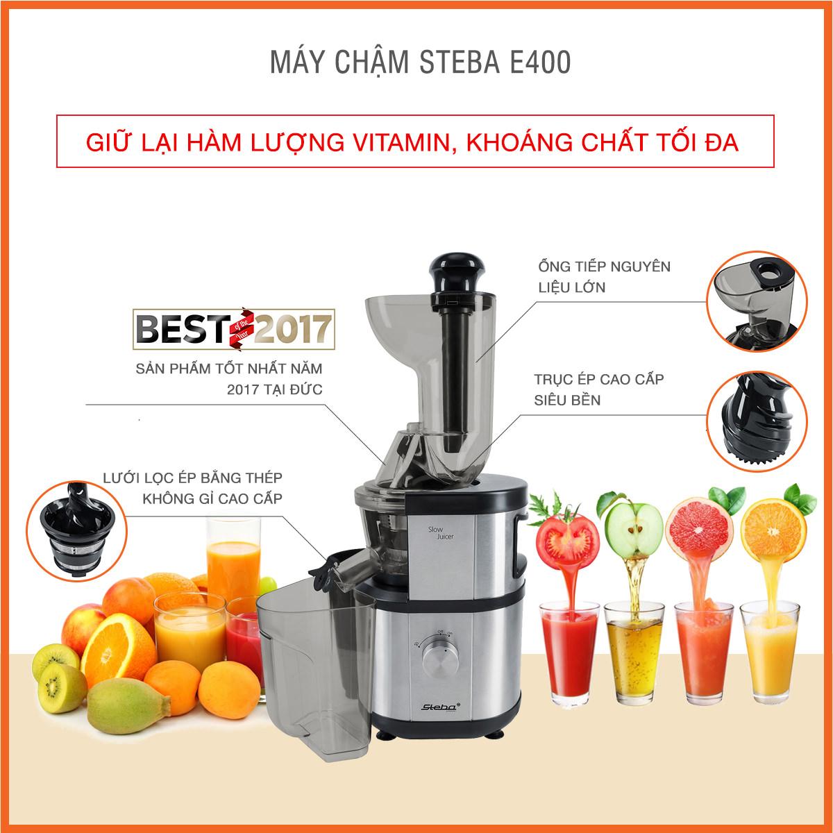 MÁY ÉP CHẬM STEBA E400