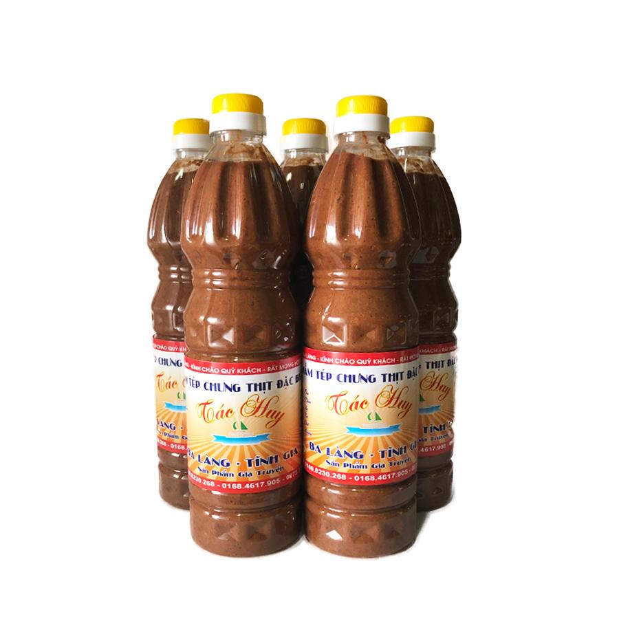 Mắm tép Ba Làng 1kg Combo 2 chai