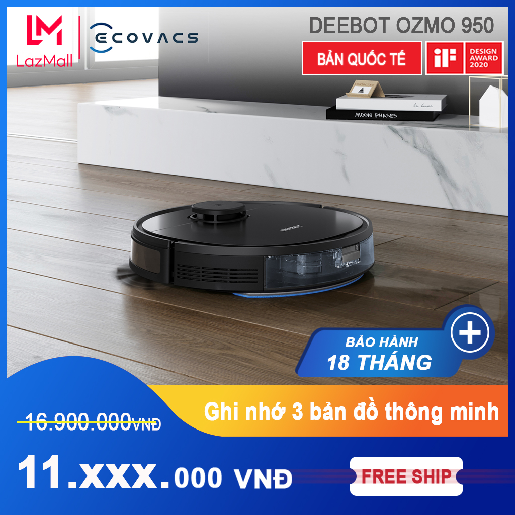 ROBOT HÚT BỤI ECOVACS DEEBOT OZMO 950