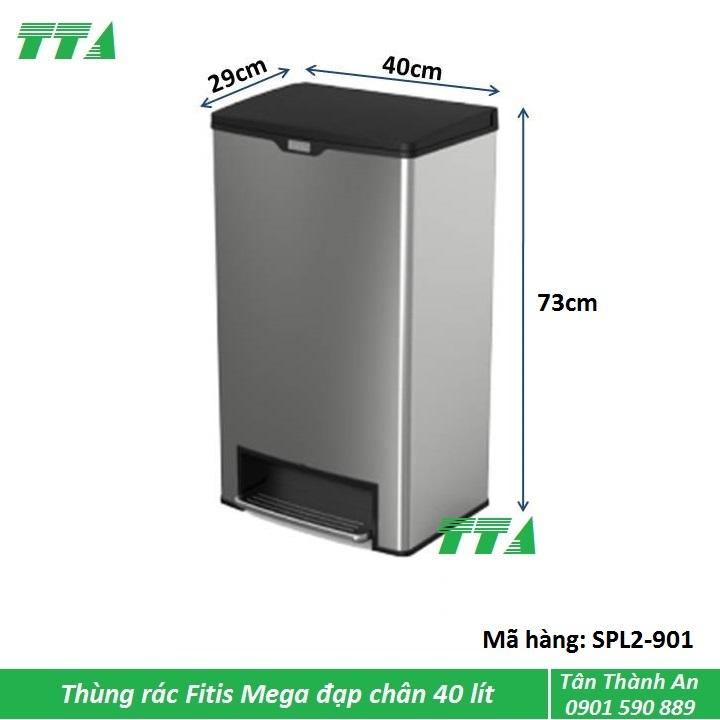 THÙNG RÁC INOX FITIS SPL2-901
