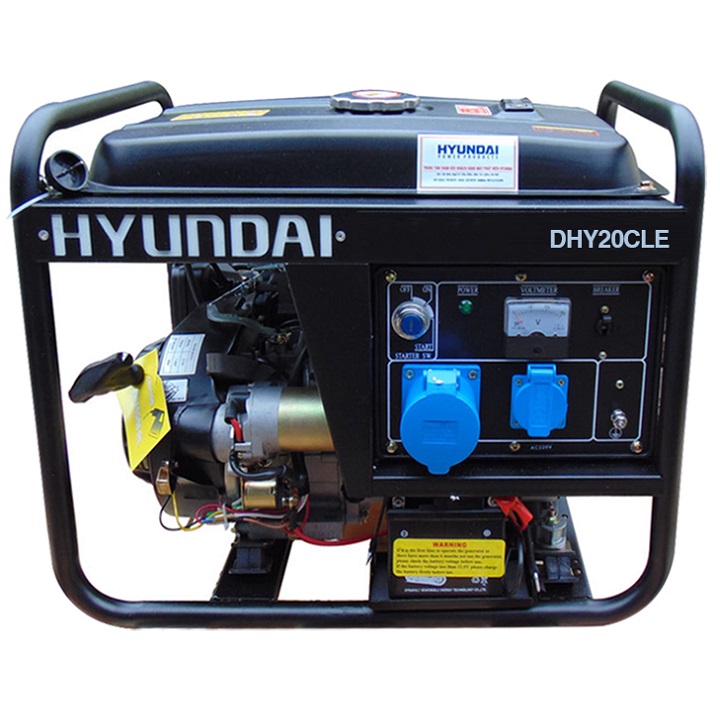 MÁY PHÁT ĐIỆN CHẠY DẦU HYUNDAI DHY20CLE